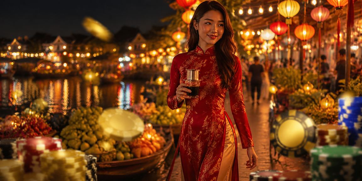 Người dùng Hội An kiểm tra thưởng cashback và kết quả cá cược trên 95vn bên cà phê